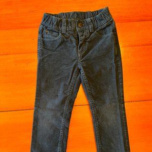 Jacadi Navy Corduroy Straight Leg Pants (4T)